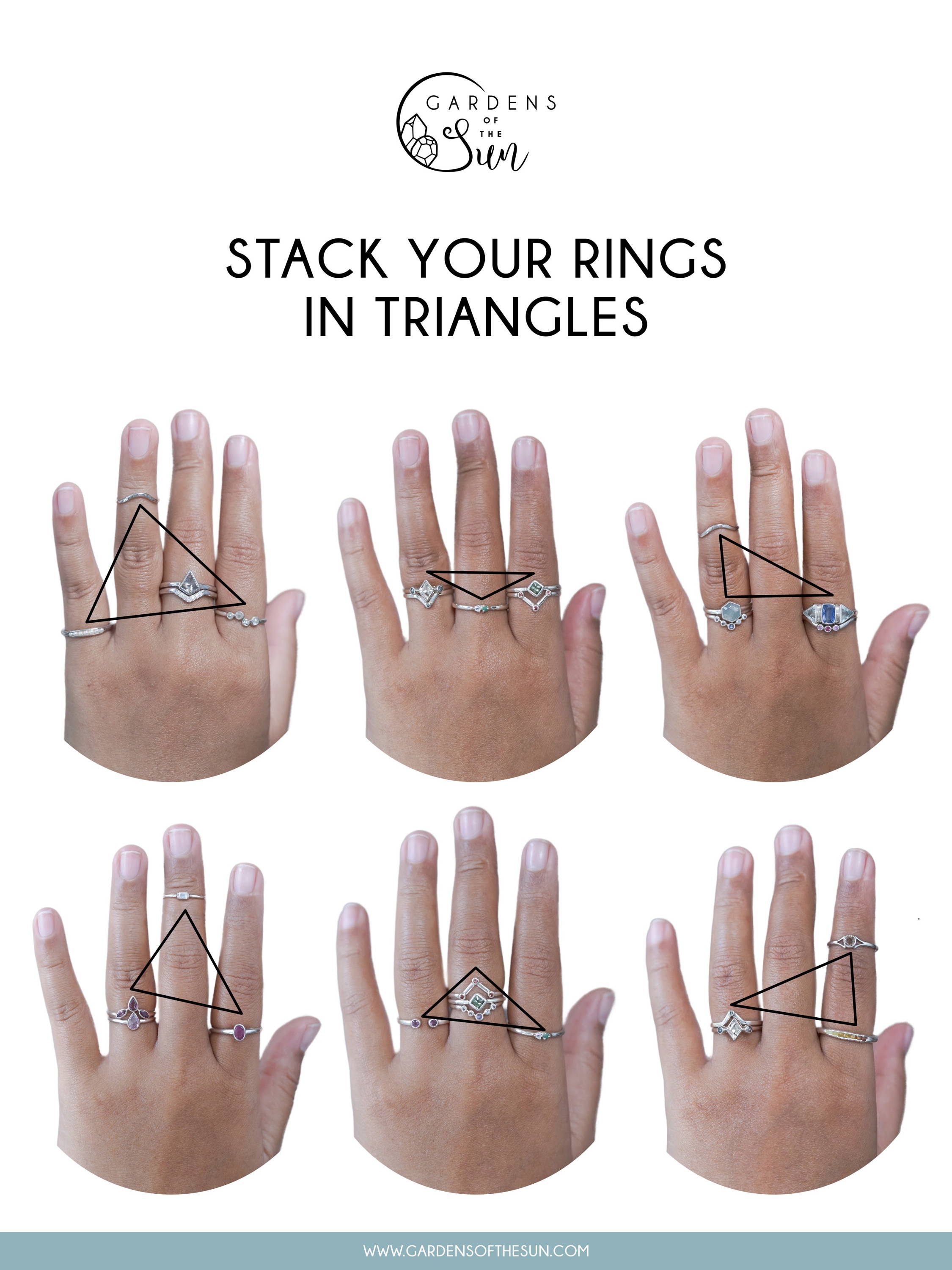 Peoples stackable rings clearance